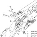 Exploded view of Springfield flintlock musket