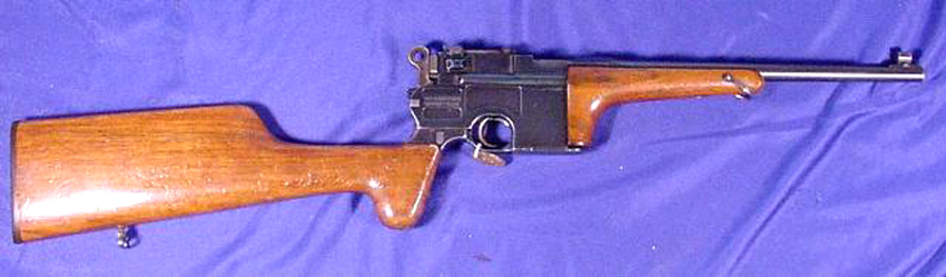 The Mauser Semi-Auto Carbine, made from a Mauser side-arm