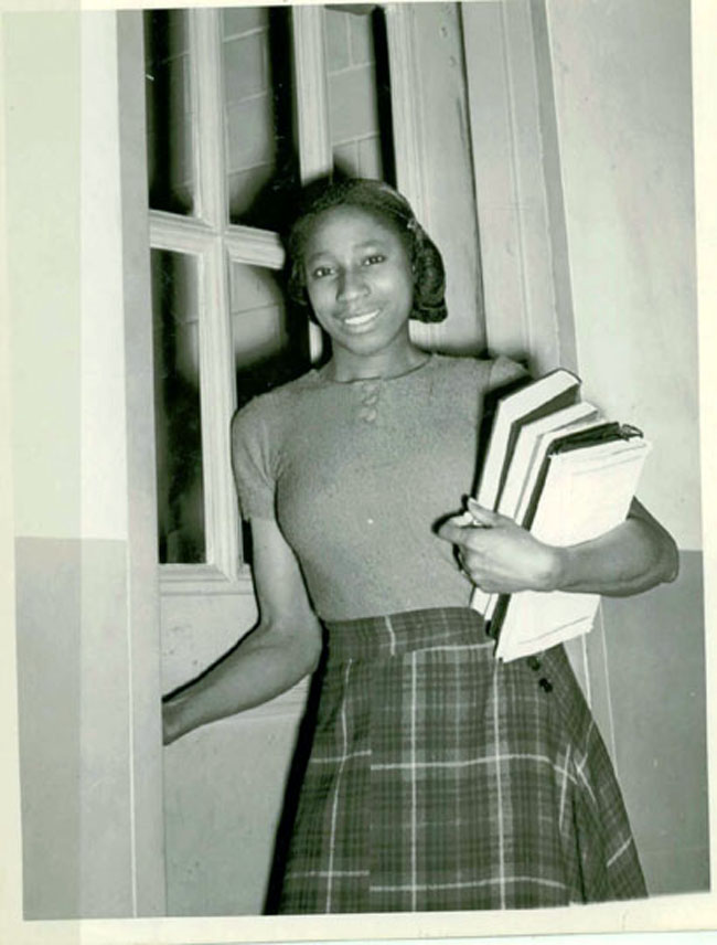 Priscilla Bryant with Books  