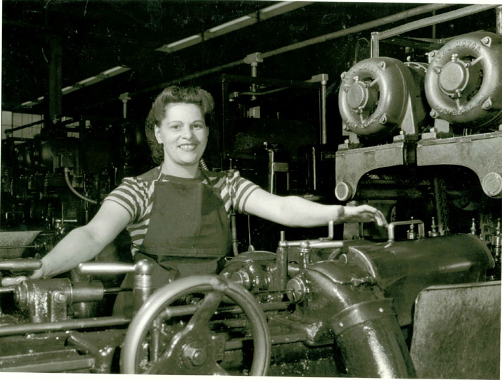 Part time woman worker from WWII